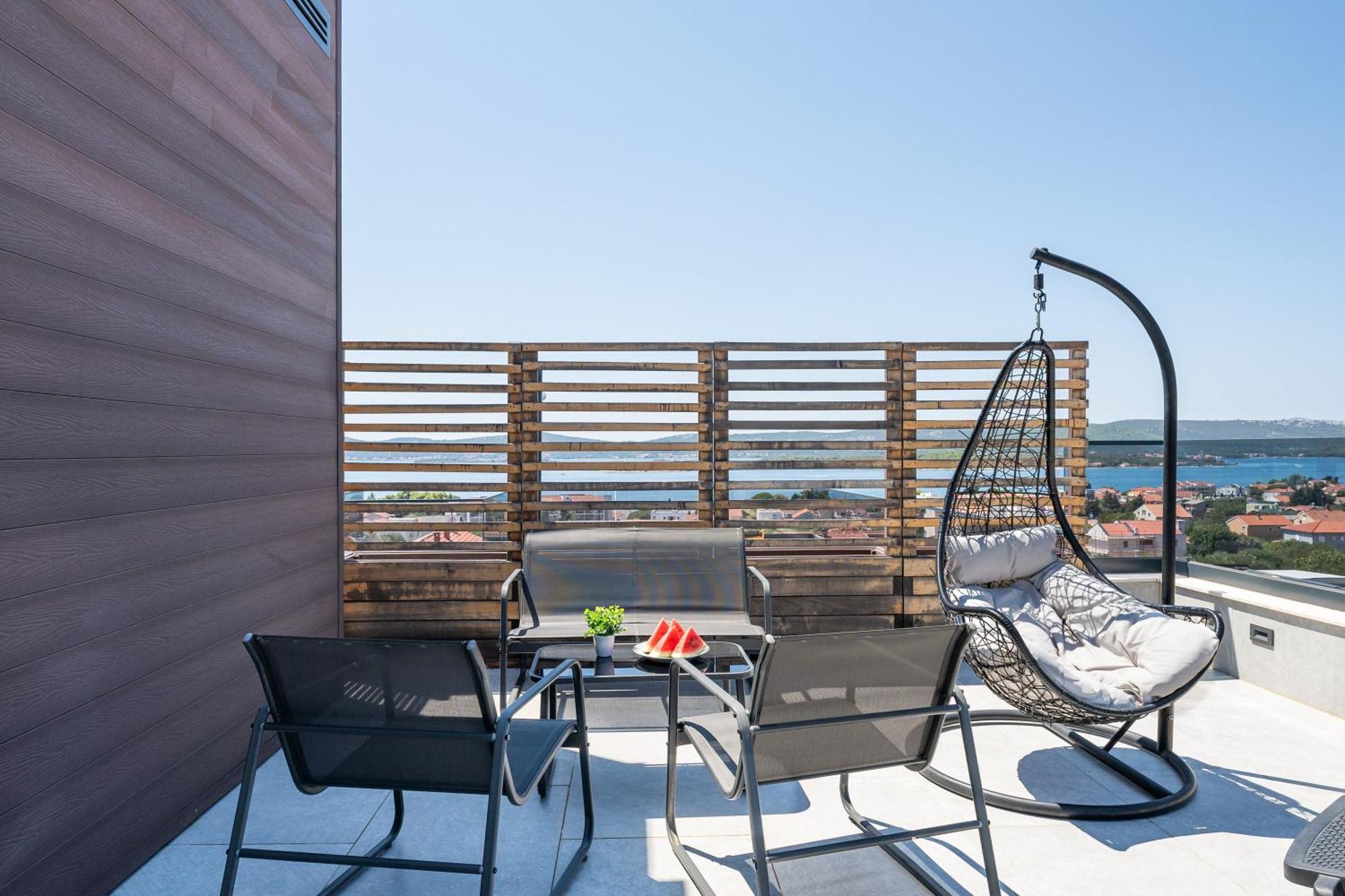 Sea Bay View Apartment - Appartement Avec Piscine Et Magnifique Vue Sur Mer Светі Филип-і-Яков Екстер'єр фото